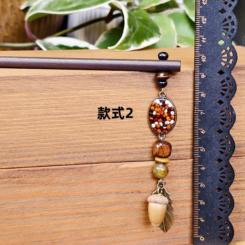 Vintage Floral Alloy Hair Stick Bohemian Headpiece
