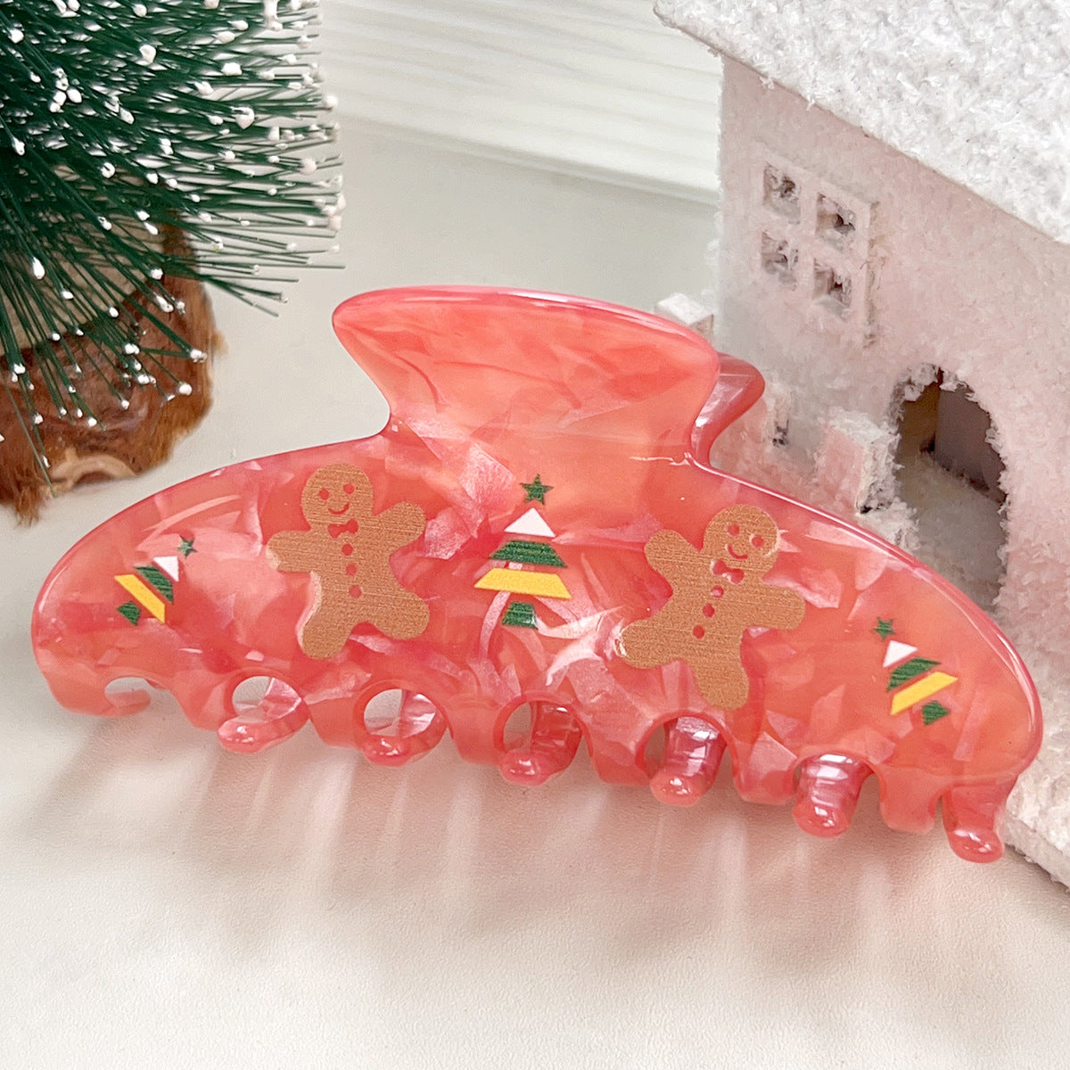 Creative Cartoon Christmas Cap Hair Claw