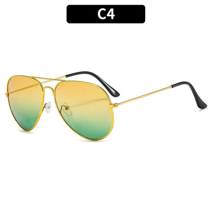 Retro Round Men's Sunglasses Classic Driving UV400 Protection