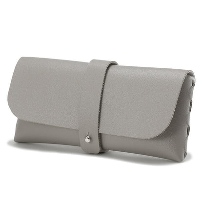 Soft PU Leather Sunglasses Case Compact Eyewear Storage Box