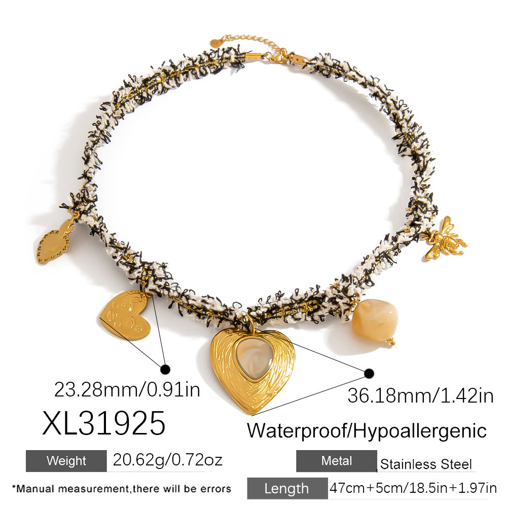 Trendy Heart Pendant Necklaces for Women