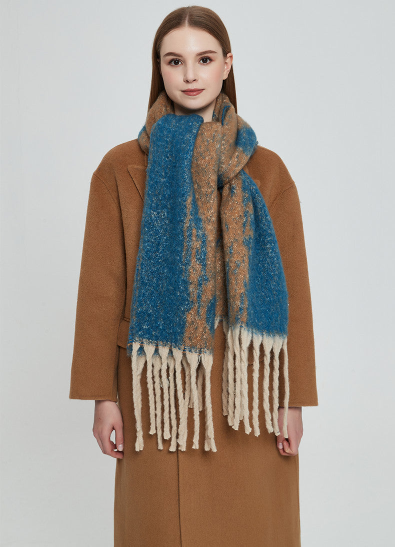 Patchework Color Point Scarves