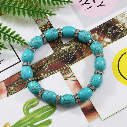 Tibetan Bohemian Retro Ethnic Turquoise Bracelet Tibetan Women'S Jewelry Bracelet Accessories Nepal.