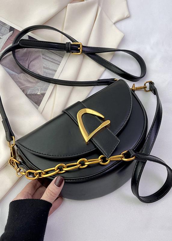 Half Moon Crossbody Bag High Quality PU Leather
