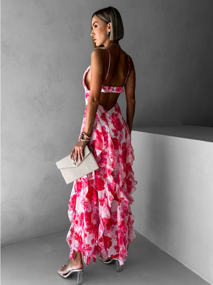 Fashionable Off-Shoulder Long Evening Dress With 3D Effect
