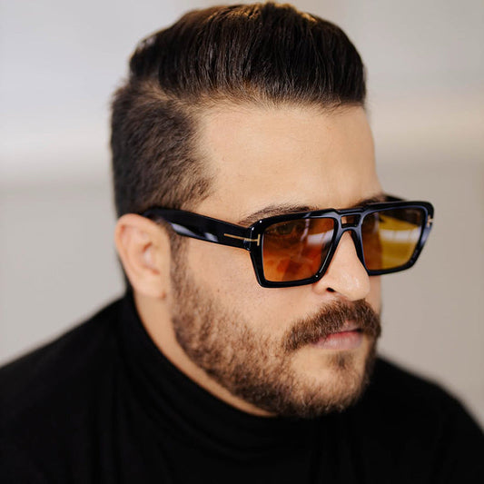 Fashion Square Frame Sunglasses Unisex Trendy UV400 Protection