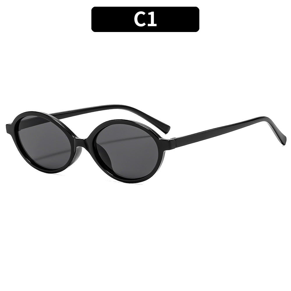 Oval Vintage Anti-Blue Light Fashion Sunglasses