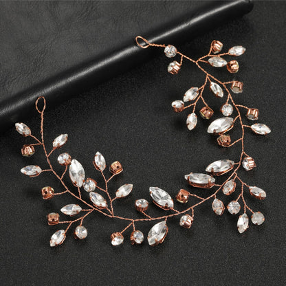 Bridal Handmade Rhinestone Headband Wedding Hair Accessories