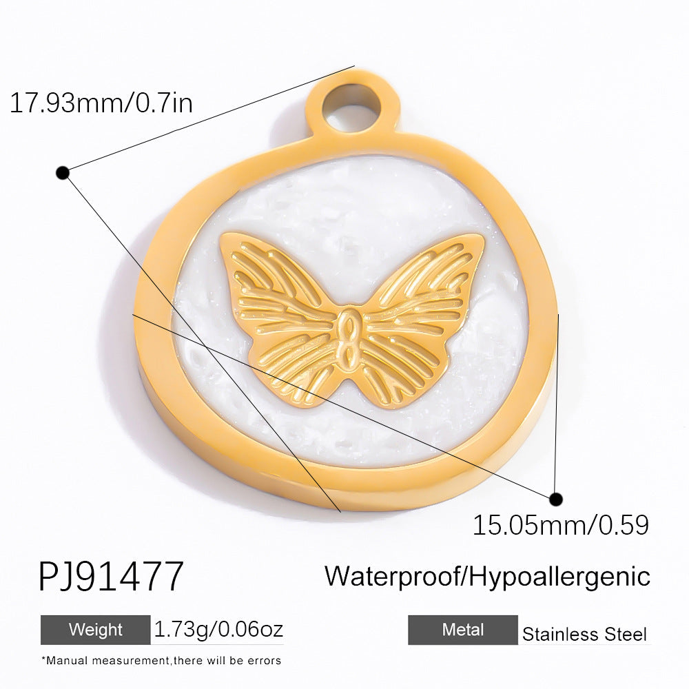 Bohemian Style Stainless Steel Beach Pendant Necklace
