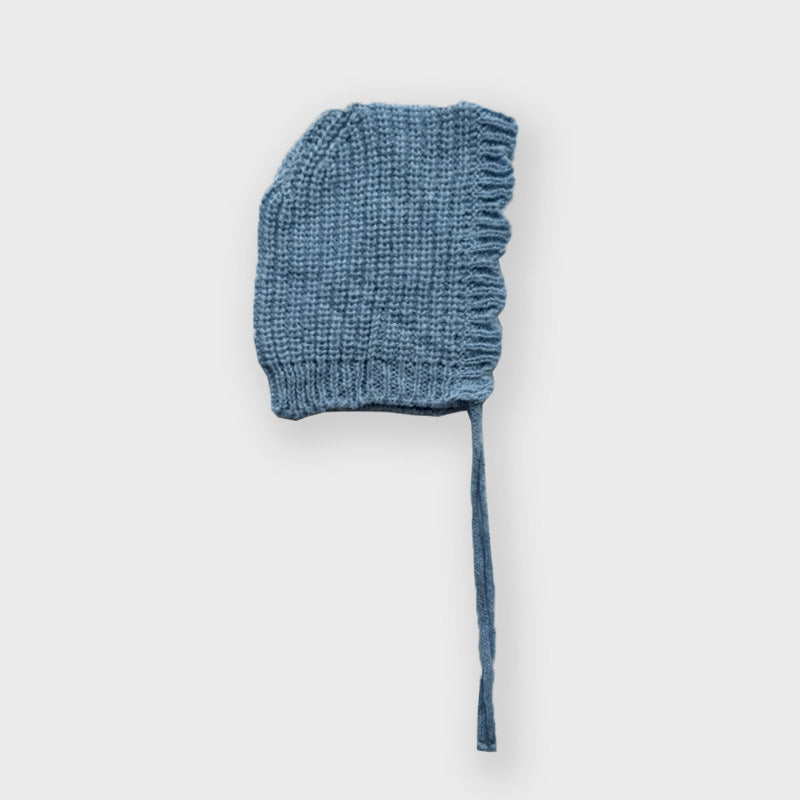 Women's Irregular Lace Knit Wool Beanie