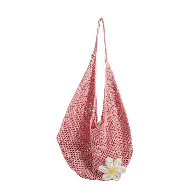 Trendy Woven Tote Bag Casual Chic Handbag