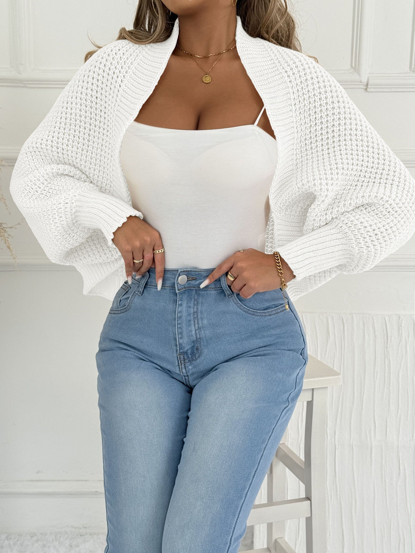 Women'S Casual Loose Warm Cardigan Sweater