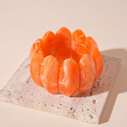 Vintage Wide Resin Splicing Acrylic Bracelets