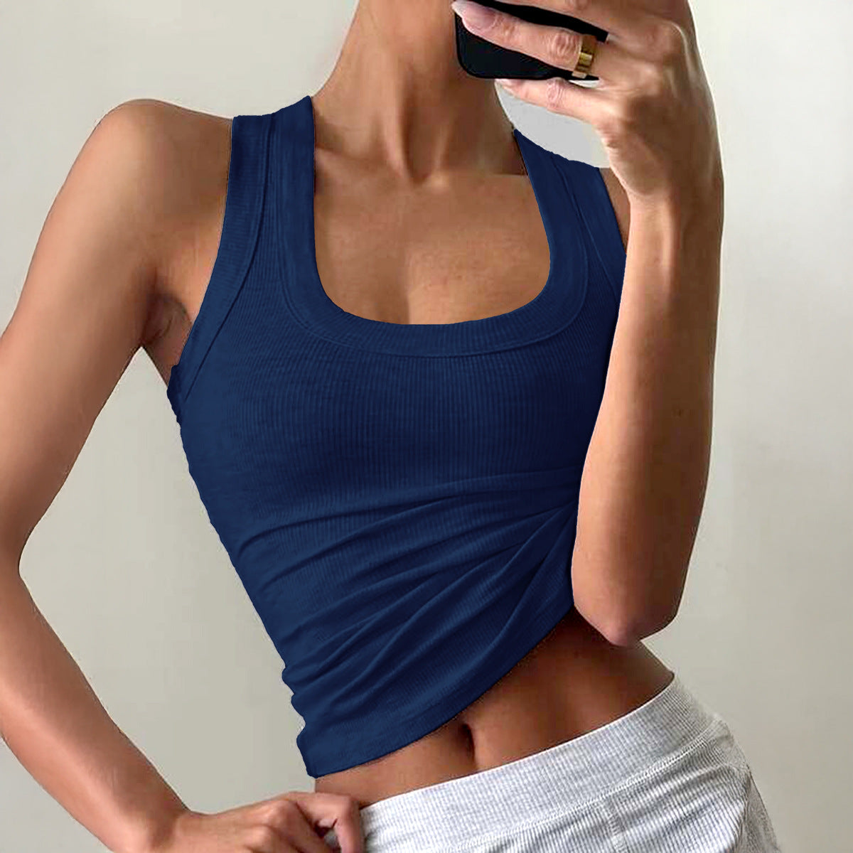 Women's Slim Fit Yoga Tank Top Casual Athletic Wear