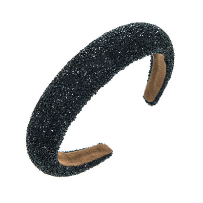 Trendy Pearl Hairband With Rhinestones for Women