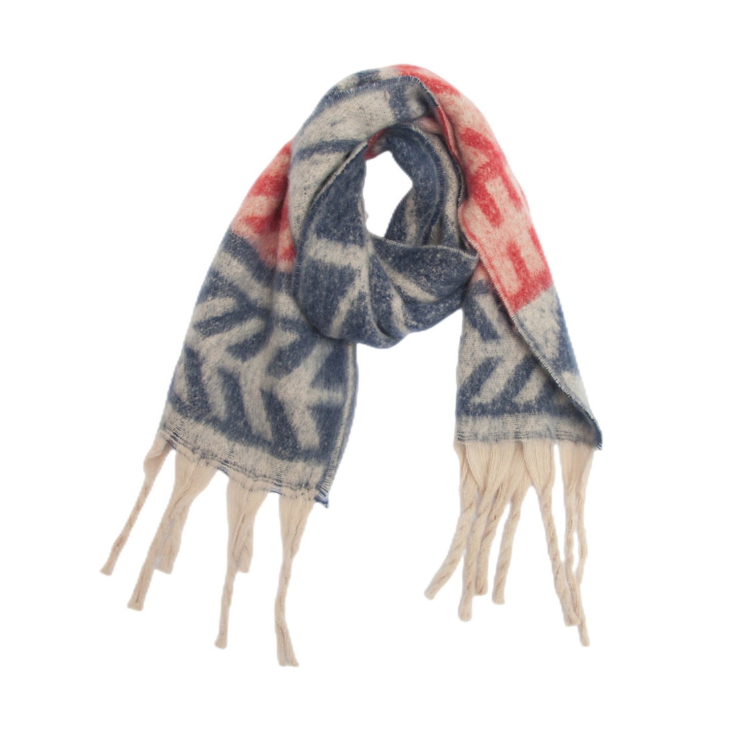 Contrast Color Print Tassel