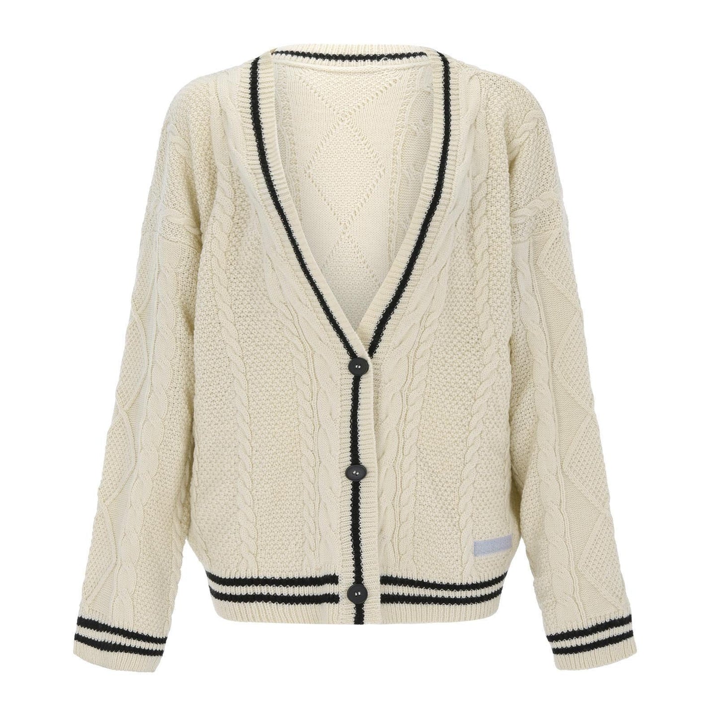 Autumn/Winter Solid Long Sleeved Cardigan Women'S Temperament Commuter Bat Knit Single Breasted Sweater Women'S Coat