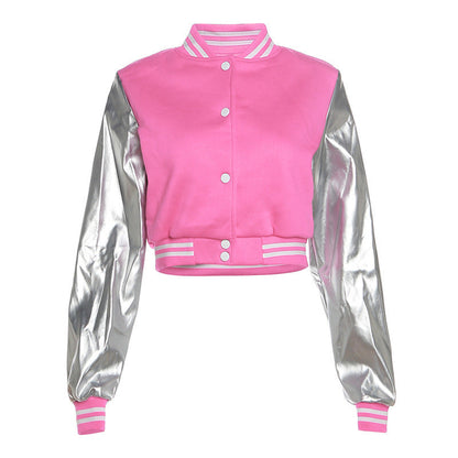 Fashion Embroidered Slim Fit Baseball Jacket