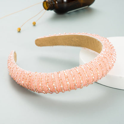 Handcrafted Beaded Headband Stylish Daily Hair Accessory