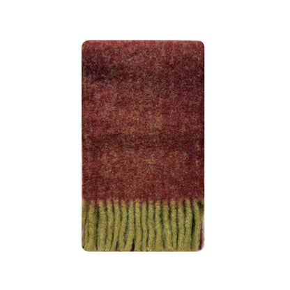 Fringe Alpaca Blend Scarf Stylish Warm Wrap