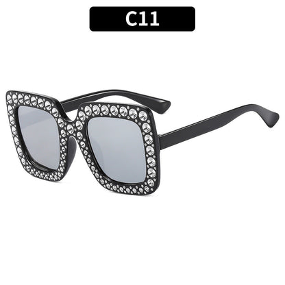 Bling Round Sunglasses for Kids Stylish UV400 Beach Sunglasses