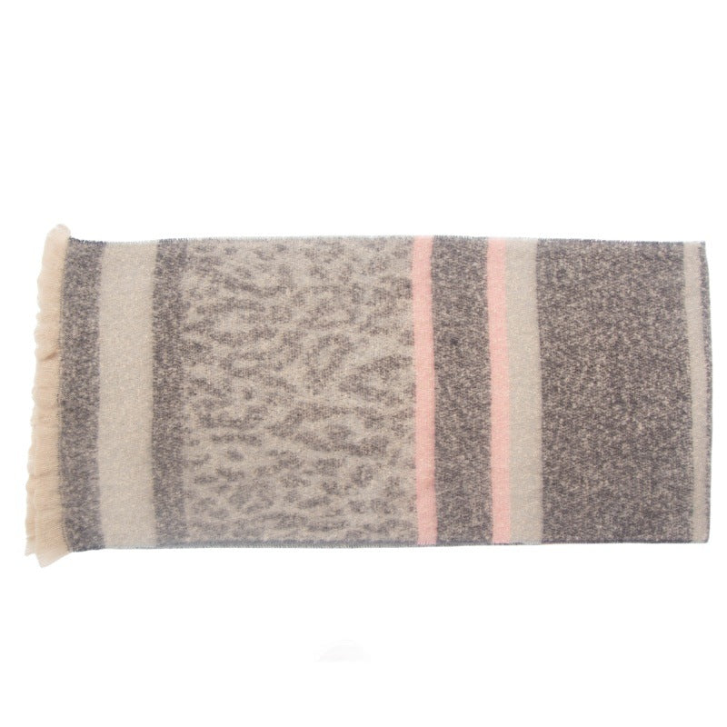 Vintage Leopard Print Scarves