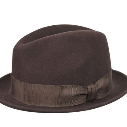 Women’s Wool Felt Hat with Bow Detail - Vintage Style
