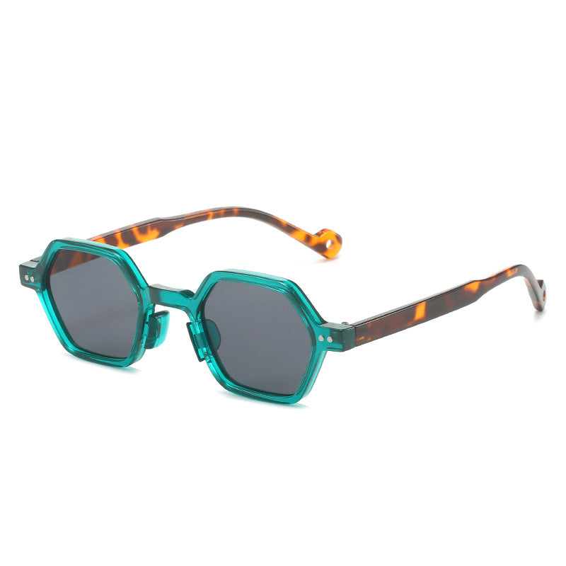 Trendy Polygon Sunglasses with UV400 Protection