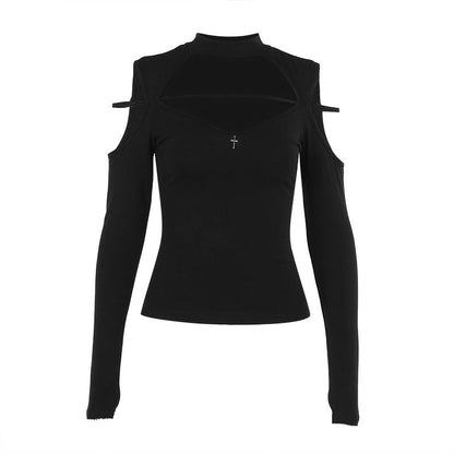 Sexy Hollow Knit Top for Women Casual Streetwear