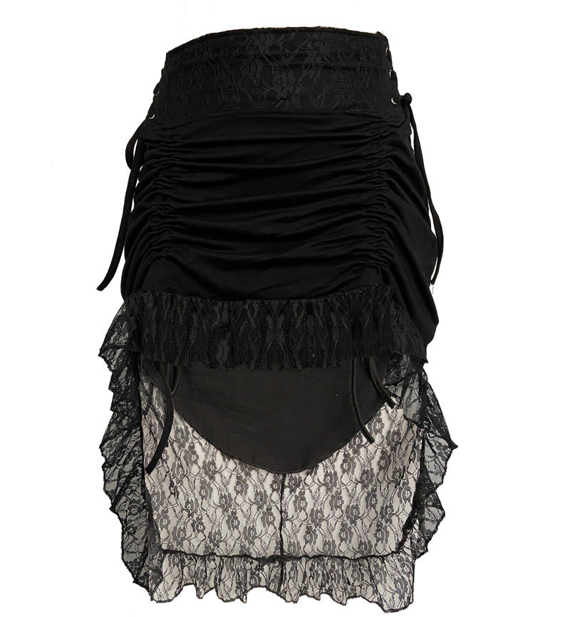Irregular Lace Casual Skirt