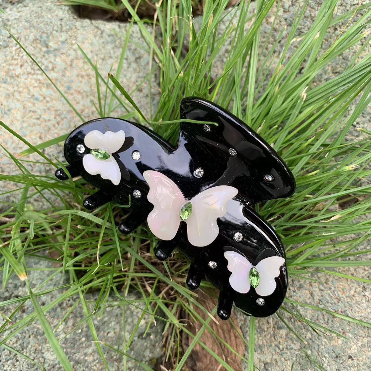Butterfly RhinestoneÂ Sweet Large Hair Claws