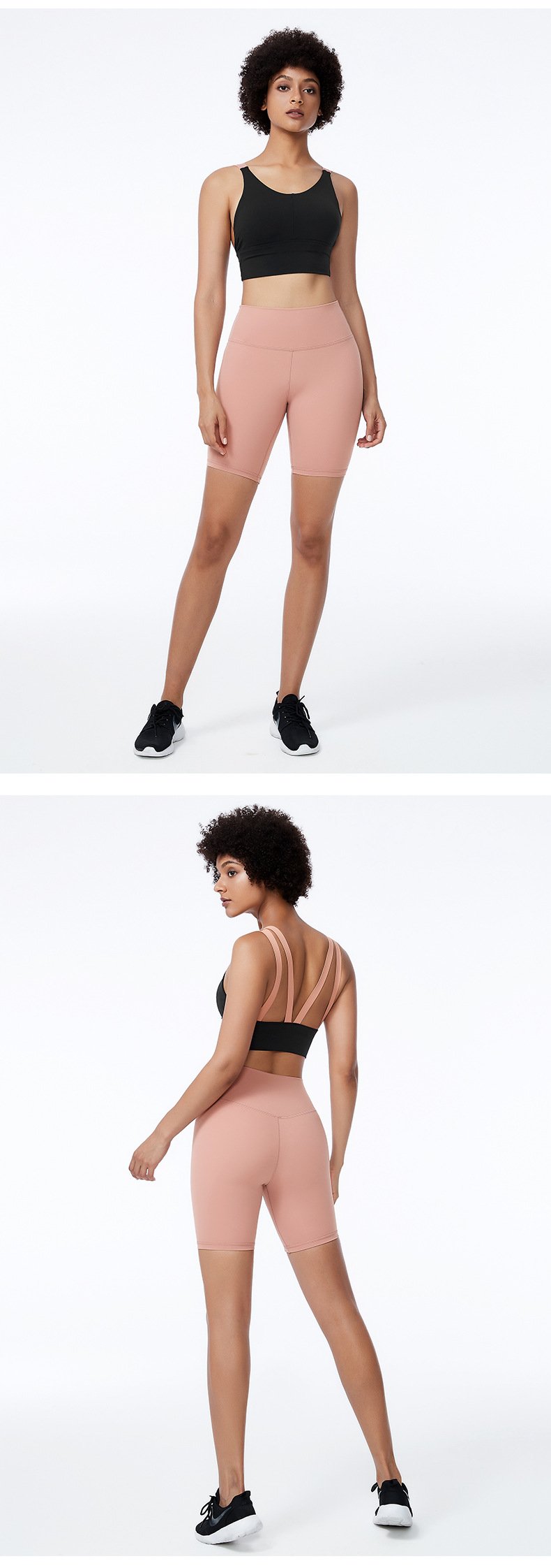 Quick-Drying Running Sports Underwear Ladies Fitness Color Matching Vest Sports Bra Anti-Vibration Yoga Clothes