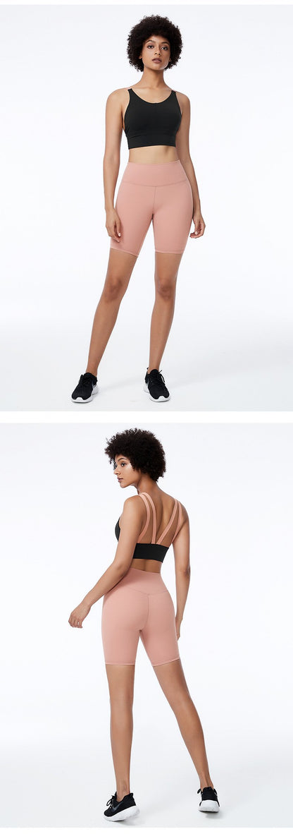 Quick-Drying Running Sports Underwear Ladies Fitness Color Matching Vest Sports Bra Anti-Vibration Yoga Clothes