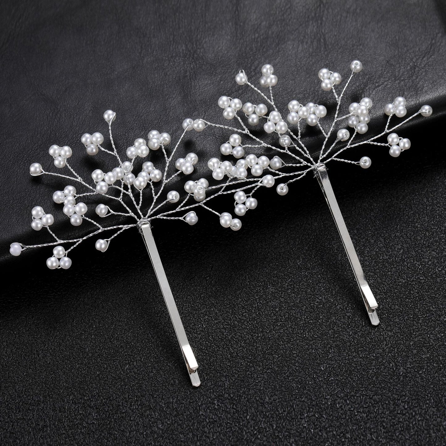 Starry Pearl Hair Clips Set of 2