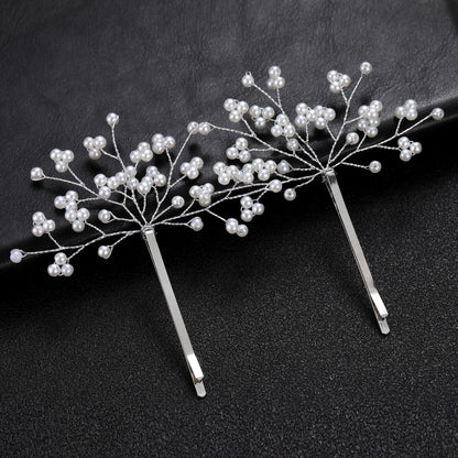 Starry Pearl Hair Clips Set of 2