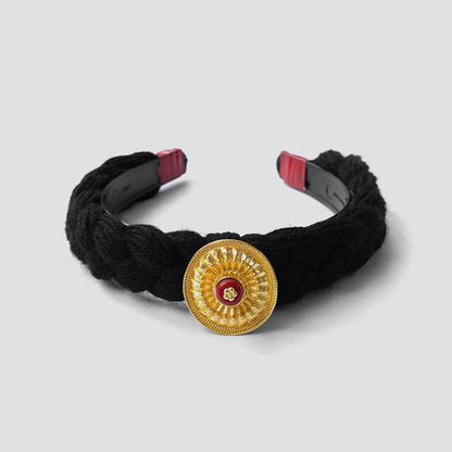 Tibetan-Style Jewelry Pressed Braids Headwear Ethnic Hair Hoop Hairline