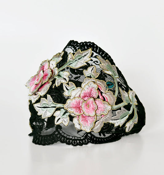 Ethnic Style Embroidered Hairband Women'S Casual Headband Vintage Wide-Brimmed Hair Bundle Pressed Hairpin Headgear Spring And Summer