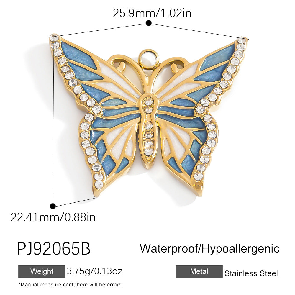 Bohemian Style Stainless Steel Beach Pendant Necklace