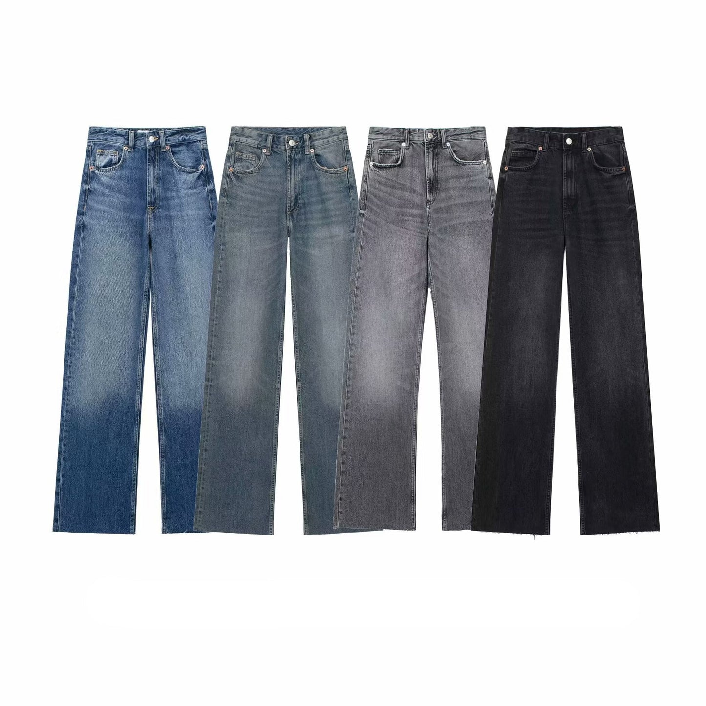 Vintage High Waist Wide Leg Jeans