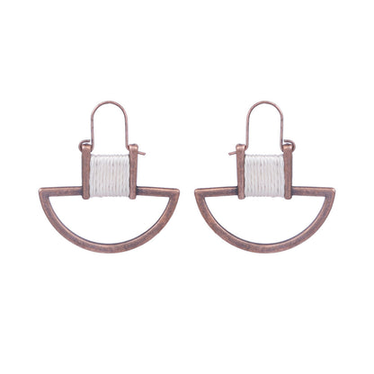 Ethnic Style Tassel Water Drop Alloy Earrings Set