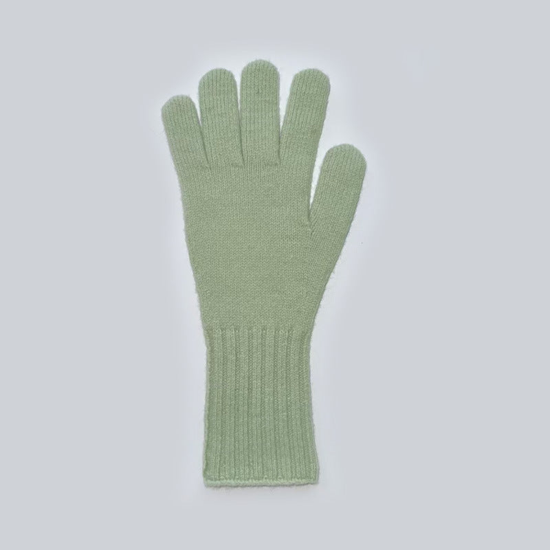100% Pure Wool Touchscreen Fingerless Gloves for Women