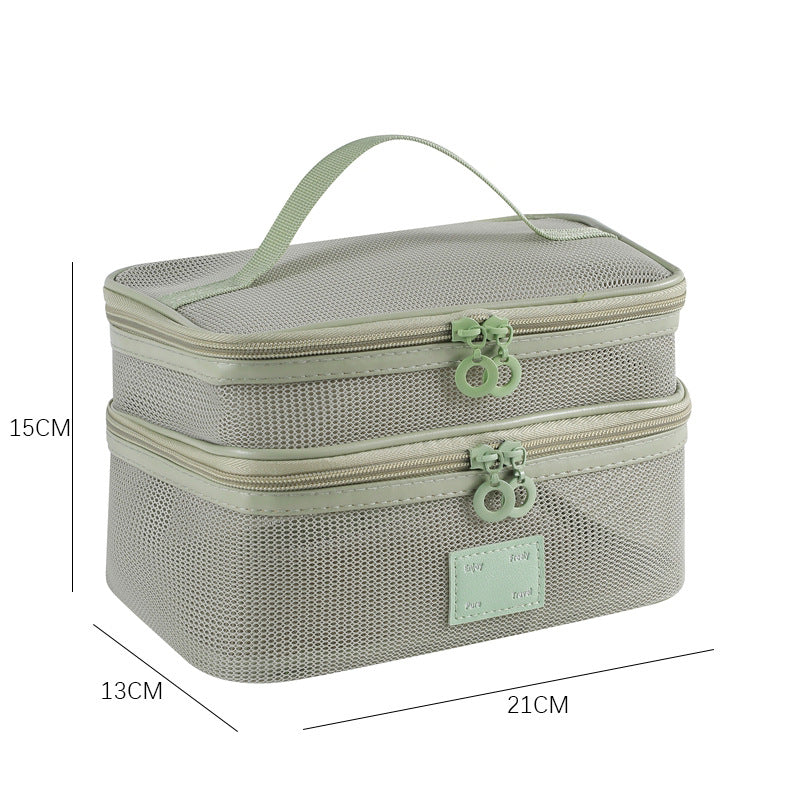 Simple Mesh Large Capacity Make Up Bags