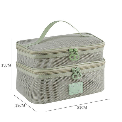 Simple Mesh Large Capacity Make Up Bags