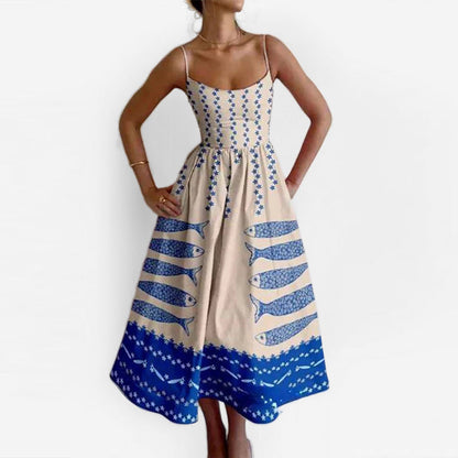 Elegant Floral Maxi Dress for Women