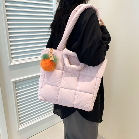 New Large Capacity Nylon Tote Bag Stylish Casual Handbag