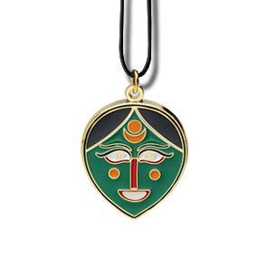 Potala Palace Tibetan Opera Masks Necklace Tibet Souvenir Pendant For Gift