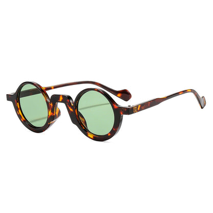 Retro Round Frame Sunglasses Stylish Women's Eyewear