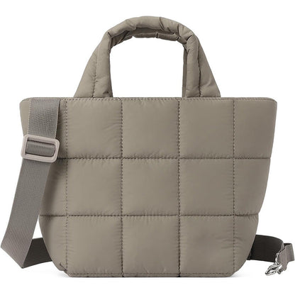 Soft Quilted Nylon Lightweight Shoulder Bag