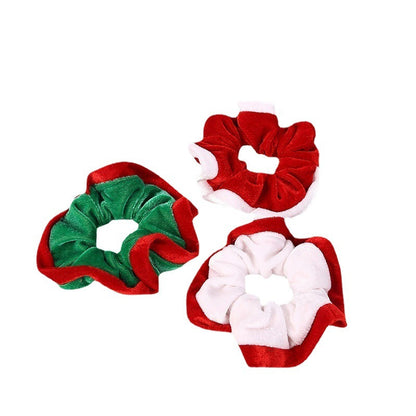 Simple Color Block Velvet Hair Tie