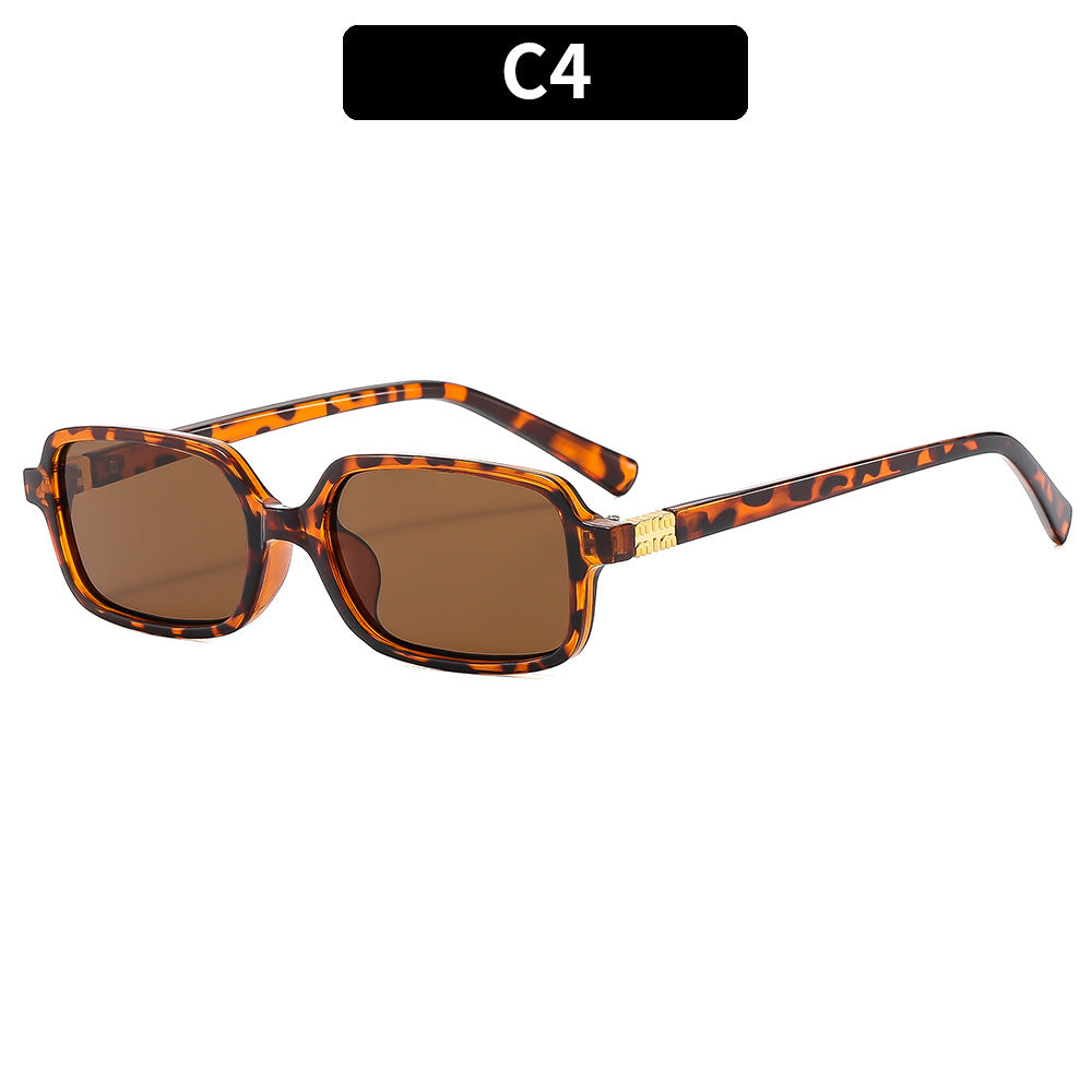 Retro Style Square Frame Sunglasses for Women - UV400 Protection